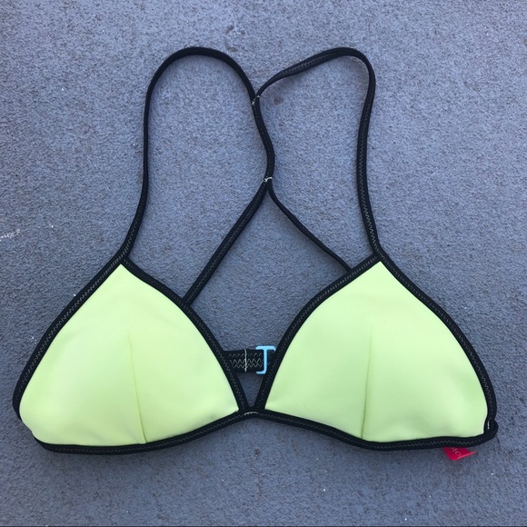 Victoria’s Secret Neon Green Bikini Top Small - Picture 2 of 6